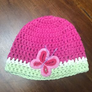 Handmade Butterfly Hat approx size 2yrs
